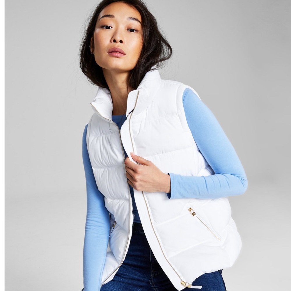 Tommy Hilfiger Women's Stand-Collar Puffer Vest, Created for Macy's